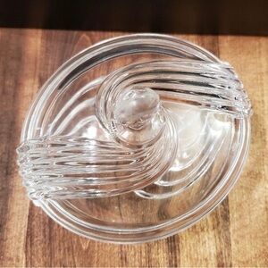 Vintage Cristal D'arques 24% Lead Crystal Oval Candy Sugar Bon Bon Dish with Lid